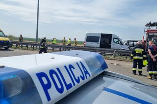 Poważny wypadek na A1! Wielu poszkodowanych, droga zablokowana