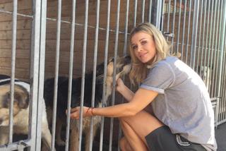 Joanna Krupa odwiedziła schronisko: Ludzie traktują psy jak śmieci