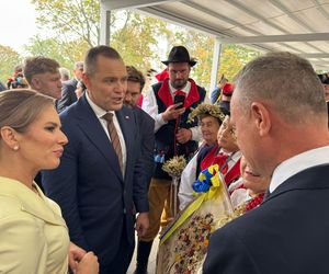 Koło Gospodyń Wiejskich w Puszynie na Dożynkach Prezydenckich w Warszawie