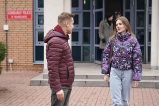 M jak miłość odc. 1517. Franka (Dominika Kachlik), Paweł (Rafał Mroczek)