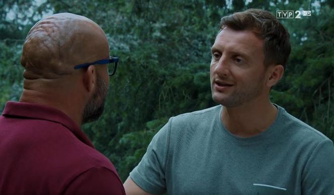 M jak miłość odc. 1543. Bartek (Arek Smoleński), Andrzejek (Tomasz Oświeciński)