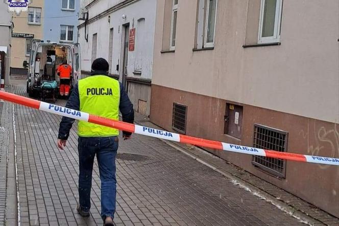 Atak nożownika w Łukowie. Przestępca został postrzelony przez policjantów!