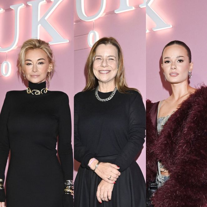Smukła Wojciechowska, sportowa Nosowska i futrzasta Szroeder. Tłum gwiazd na imprezie marki biżuteryjnej