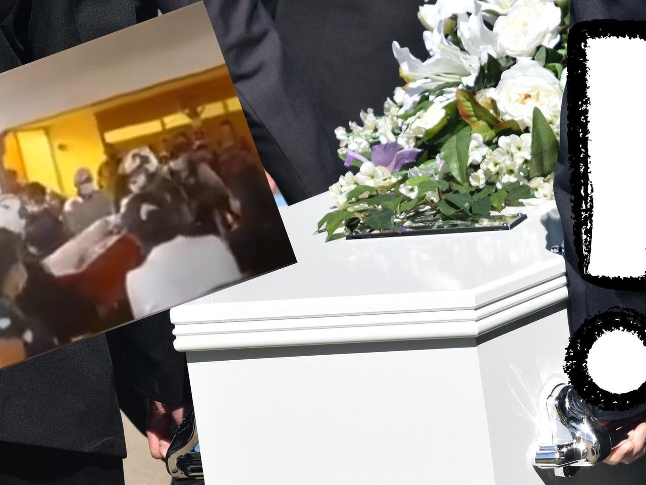 SZOK NA POGRZEBIE - uderzała w wieko trumny od wewnątrz!