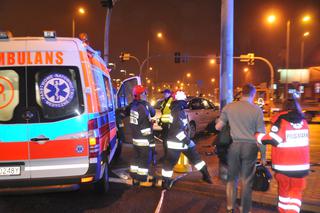 W Bydgoszczy przewrócił się wóz strażacki