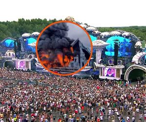 Wielki pożar na scenie głównej festiwalu Tomorrowland. Trwa akcja gaśnicza [ZDJĘCIA]