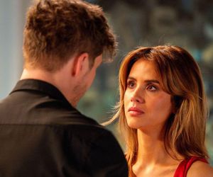 	M jak miłość odcinek 1871 ostatni finał sezonu. Kama (Michalina Sosna), Marcin (Mikołaj Roznerski) 