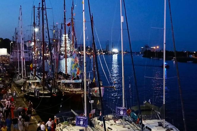 Nocne oblicze finału The Tall Ships Races 2024 w Szczecinie