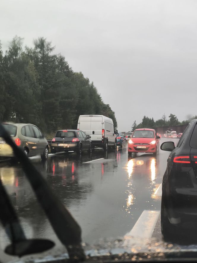 Wypadek na trasie S52 w Bielsku-Białej