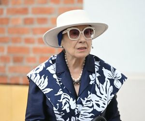 Emilia Krakowska na pogrzebie Joanny Kołaczkowskiej