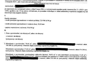 Oświadczenia majątkowe 