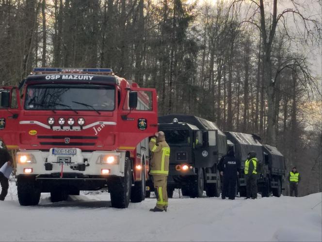 Śmierć na jeziorze Piłwąg. Lód załamał się pod 71-latkiem