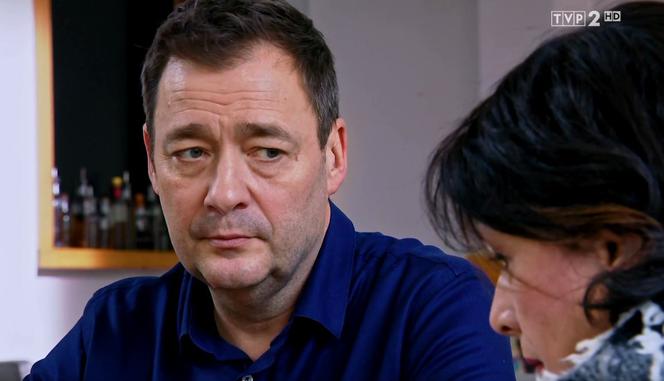 Barwy szczęścia odc. 2095. Artur Chowański (Jacek Rozenek), Elżbieta (Marzena Trybała)