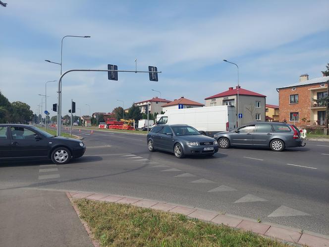 Utrudnienia w ruchu na ul. Szczebrzeskiej w Zamościu