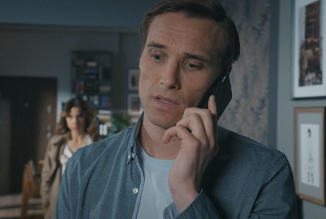 M jak miłość, odcinek 1874: Olek (Maurycy Popiel), Aneta (Ilona Janyst)