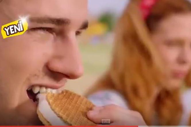 Góral reklamuje lody