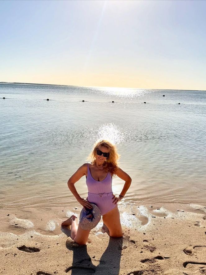 Dorota Chotecka na wakacjach