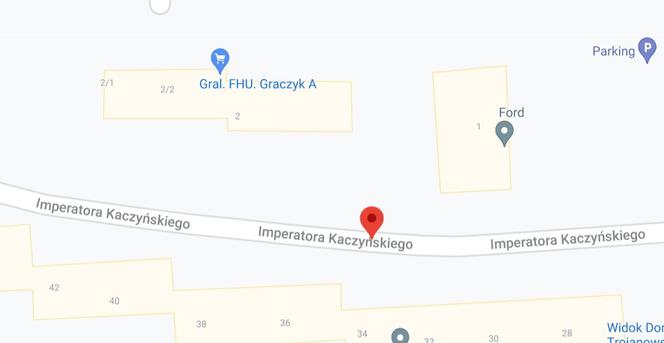 Pyskowice, ul. Imperatora Kaczyńskiego. Google zafundował nowy adres na mapie Polski