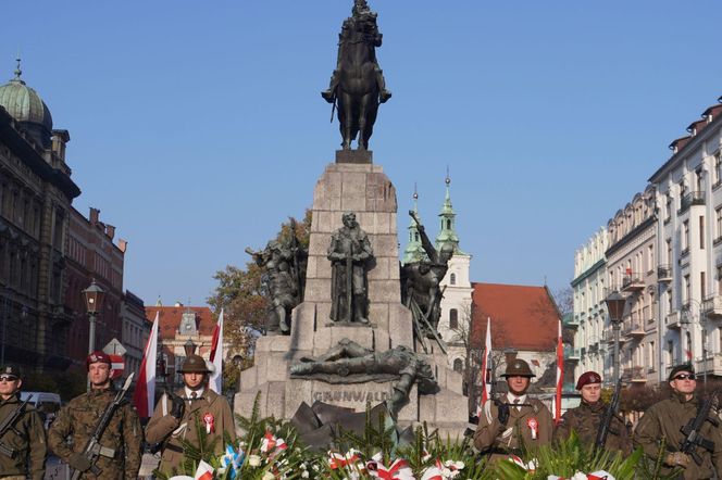 Święto Niepodległości w Krakowie 2024 - Plac Matejki