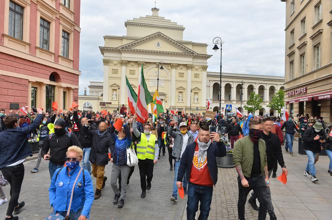 Protest przedsiębiorców w Warszawie