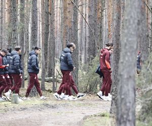 Polska - Holandia. Piłkarze poszli do lasu