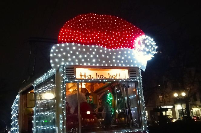 Mikołajkowy tramwaj w Szczecinie