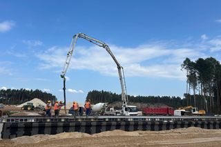 Budowa S74 Mniów - Kielce. Wrzesień 2025