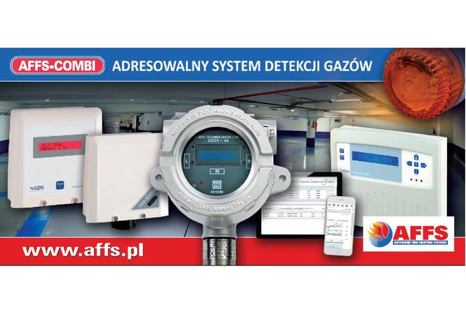 Adresowalny system detekcji gazów AFFS
