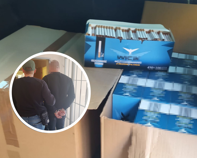 Fabryka nielegalnych papierosów zlikwidowana. Zabezpieczono prawie 80 tys. sztuk