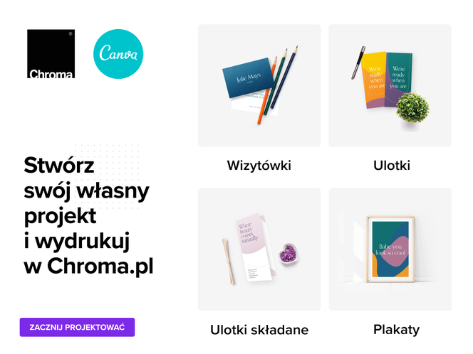 Plakat, wizytówka, ulotka… Dzisiaj wystarczy kilka kliknięć