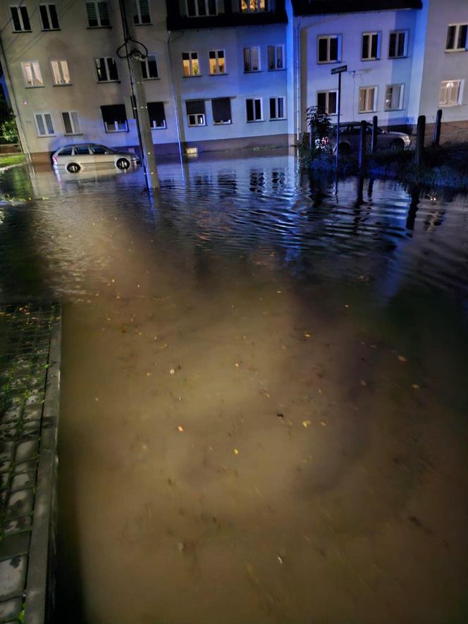 Powódź w Lewinie Brzeskim. Wylała Nysa Kłodzka