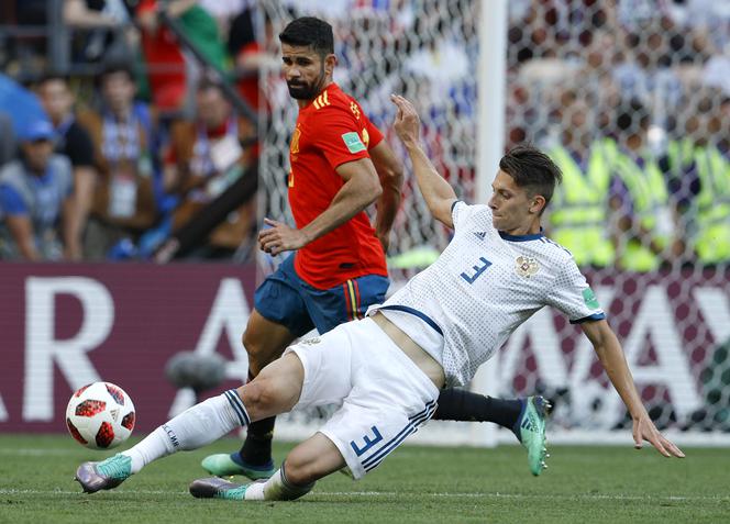 MŚ 2018: 1/8 Hiszpania-Rosja: Diego Costa i Ilja Kutiepow