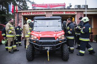 Gdańsk: Strażacy ze Świbna z nowym sprzętem! Można nim jeździć nawet po plaży