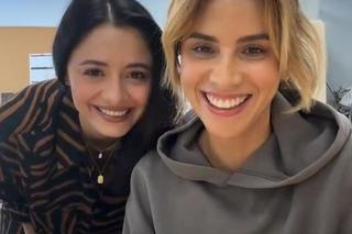 M jak miłość nowy sezon na planie. Kama (Michalina Sosna), Iza (Adriana Kalska)