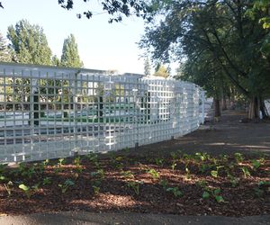 Remont Różanki w białostockim Parku Planty