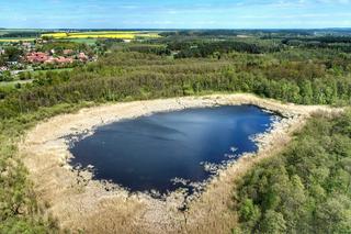 Jezioro Czarne w Lubuskiem, w gminie Świebodzin