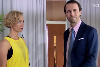 Barwy szczęścia odc. 1926. Anita (Karolina Porcari), Szymon (Maciej Marczewski)