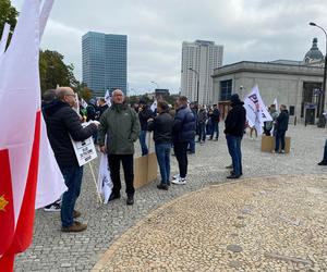 Protest SKP w Warszawie