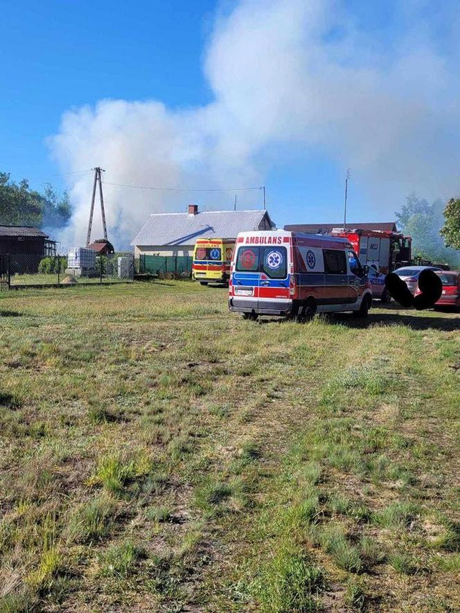 Tragedia w gminie Stoczek. Mężczyzna zginął w płomieniach!