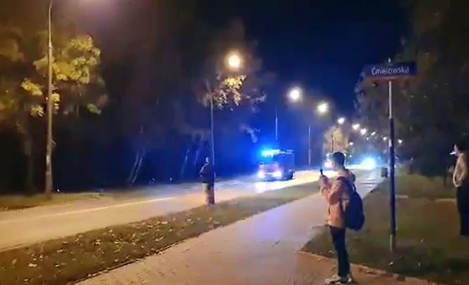 Pożar baru Aloha przy Świderskiej na Tarchominie