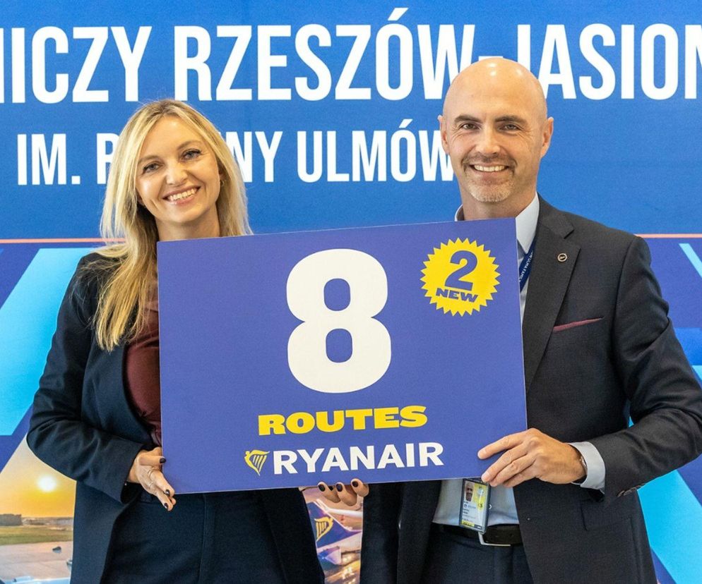 Zimowy rozkład lotów Ryanair z Rzeszowa