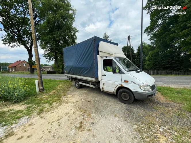 Pszczyna. Kierowca z promilami i mercedesem w fatalnym stanie