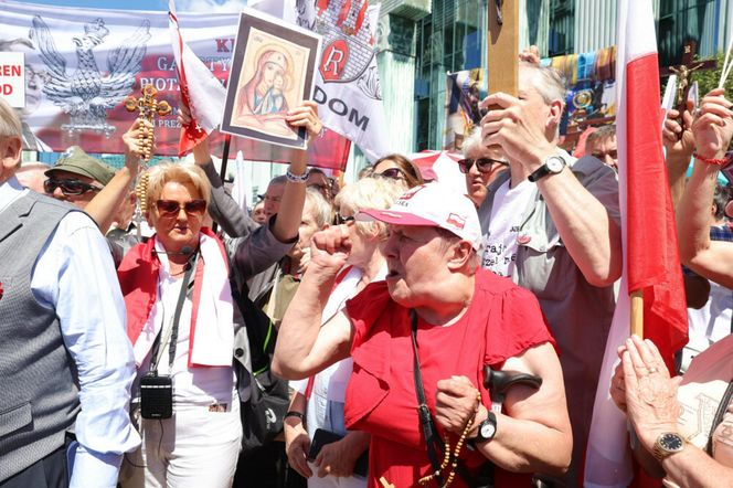 Protesty pod Sądem Najwyższym
