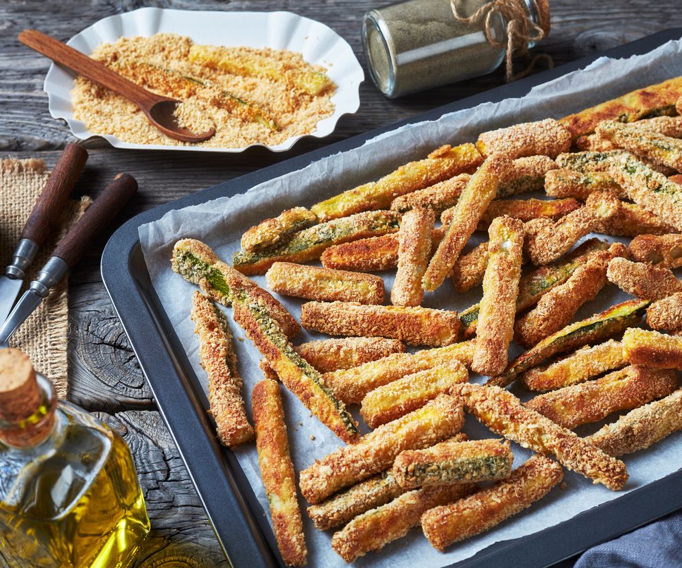 Cukinia w panierce serowej