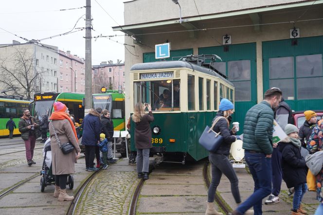 Katarzynki 2024 - wystawa tramwajów przy historycznej zajezdni przy ulicy Madalińskiego