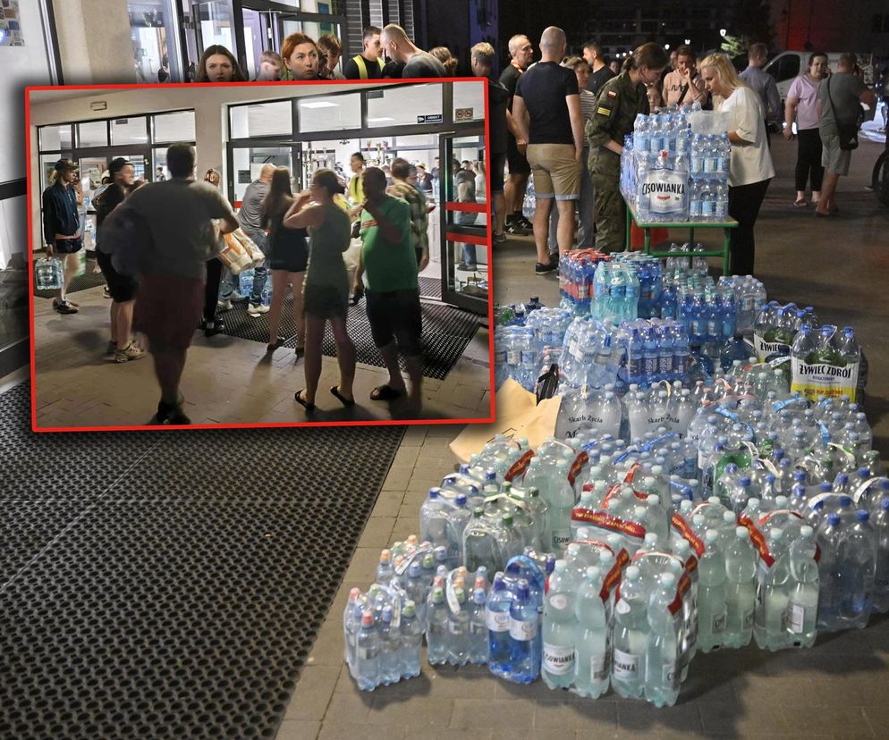 Pożar w Ząbkach. Tłumy wykupują artykuły pierwszej potrzeby