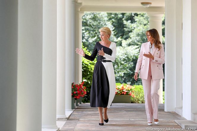 Agata Kornhauser-Duda i Melania Trump. Historyczne spotkania Pierwszych Dam