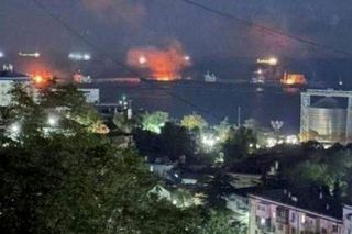 Atak na tankowiec Rosji w Tuapse