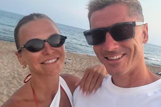 Robert Lewandowski z ojcem Krzysztofem