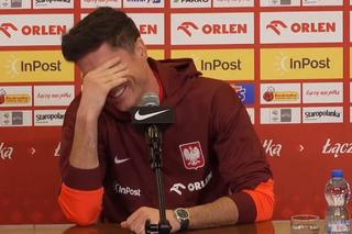 Lewandowski nie wierzył w to, co słyszy. Po pytaniu dziennikarza zaczął się śmiać. Niespodziewane sceny na konferencji